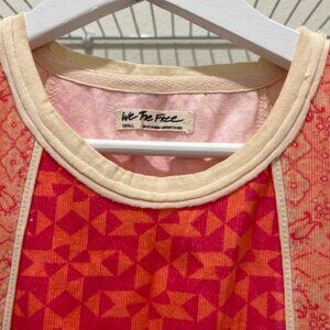 WE THE FREE PEOPLE People Too Hot To Handle Tank Top pink Combo Size:S